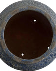 Squat Round Outdoor Ceramic Planter