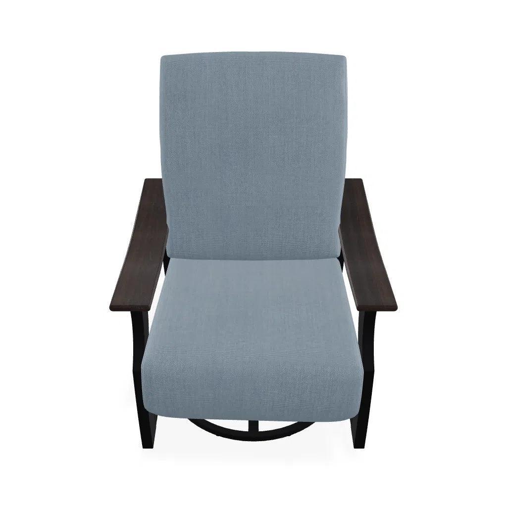 St. Catherine Cushion Swivel Rocker Polymer Arm - LOOMLAN - Telescope - Outdoor Accent Chairs