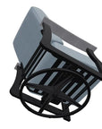 St. Catherine Cushion Swivel Rocker Polymer Arm - LOOMLAN - Telescope - Outdoor Accent Chairs