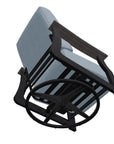 St. Catherine Cushion Swivel Rocker Polymer Arm - LOOMLAN - Telescope - Outdoor Accent Chairs