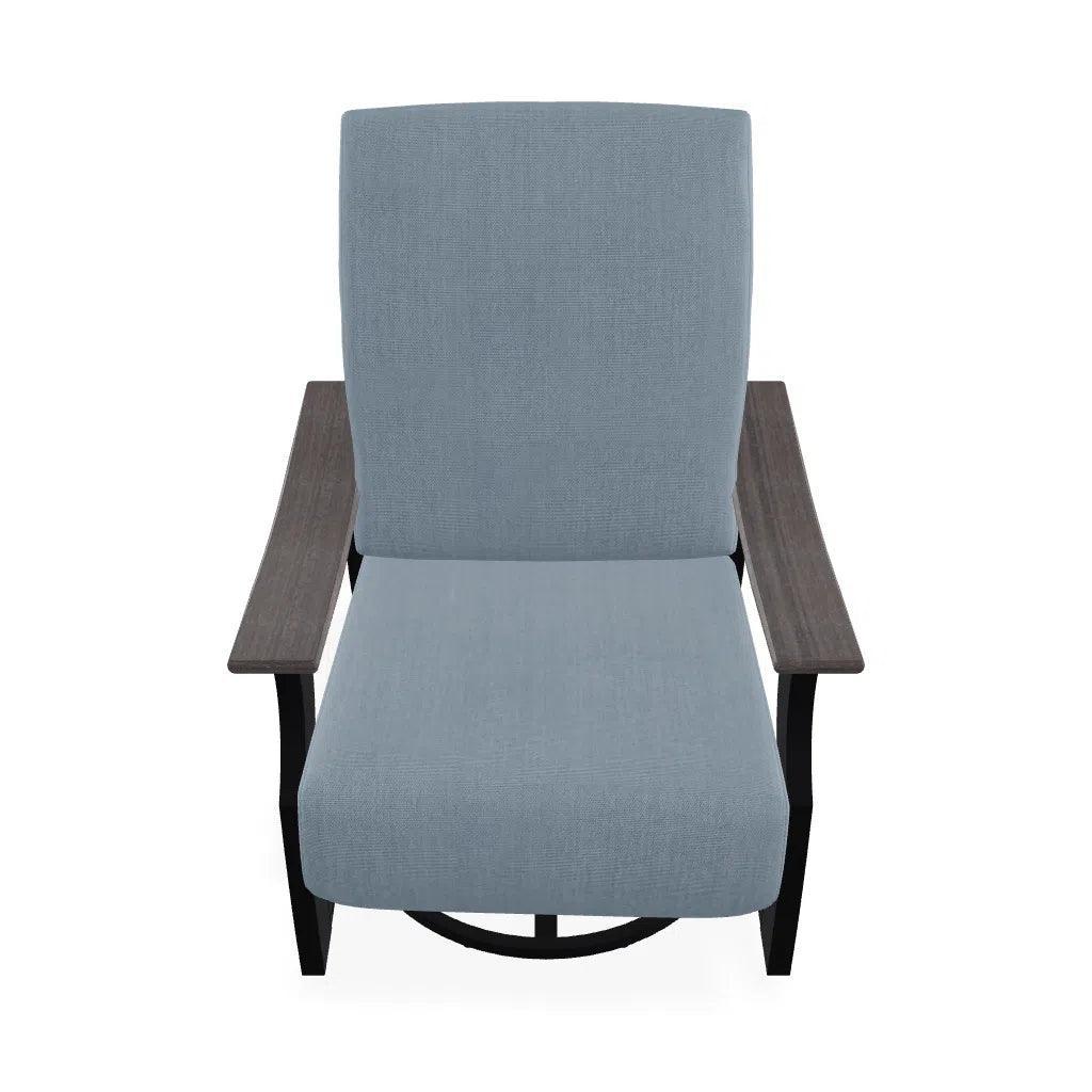 St. Catherine Cushion Swivel Rocker Polymer Arm - LOOMLAN - Telescope - Outdoor Accent Chairs
