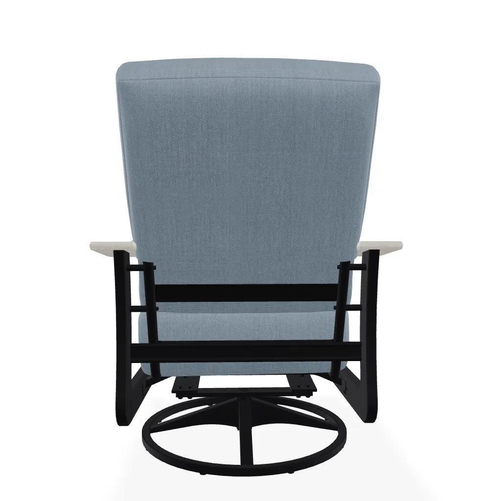 St. Catherine Cushion Swivel Rocker Polymer Arm - LOOMLAN - Telescope - Outdoor Accent Chairs