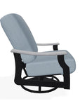St. Catherine Cushion Swivel Rocker Polymer Arm - LOOMLAN - Telescope - Outdoor Accent Chairs