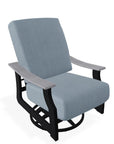 St. Catherine Cushion Swivel Rocker Polymer Arm - LOOMLAN - Telescope - Outdoor Accent Chairs