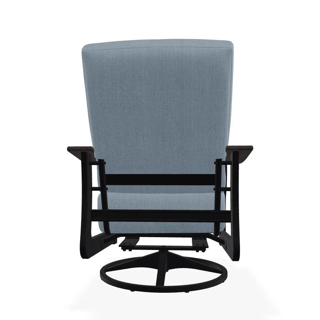 St. Catherine Cushion Swivel Rocker Polymer Arm - LOOMLAN - Telescope - Outdoor Accent Chairs