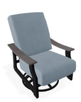 St. Catherine Cushion Swivel Rocker Polymer Arm - LOOMLAN - Telescope - Outdoor Accent Chairs