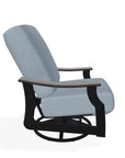 St. Catherine Cushion Swivel Rocker Polymer Arm - LOOMLAN - Telescope - Outdoor Accent Chairs