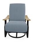 St. Catherine Cushion Swivel Rocker Polymer Arm - LOOMLAN - Telescope - Outdoor Accent Chairs