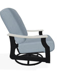 St. Catherine Cushion Swivel Rocker Polymer Arm - LOOMLAN - Telescope - Outdoor Accent Chairs