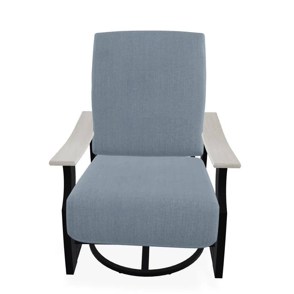 St. Catherine Cushion Swivel Rocker Polymer Arm - LOOMLAN - Telescope - Outdoor Accent Chairs