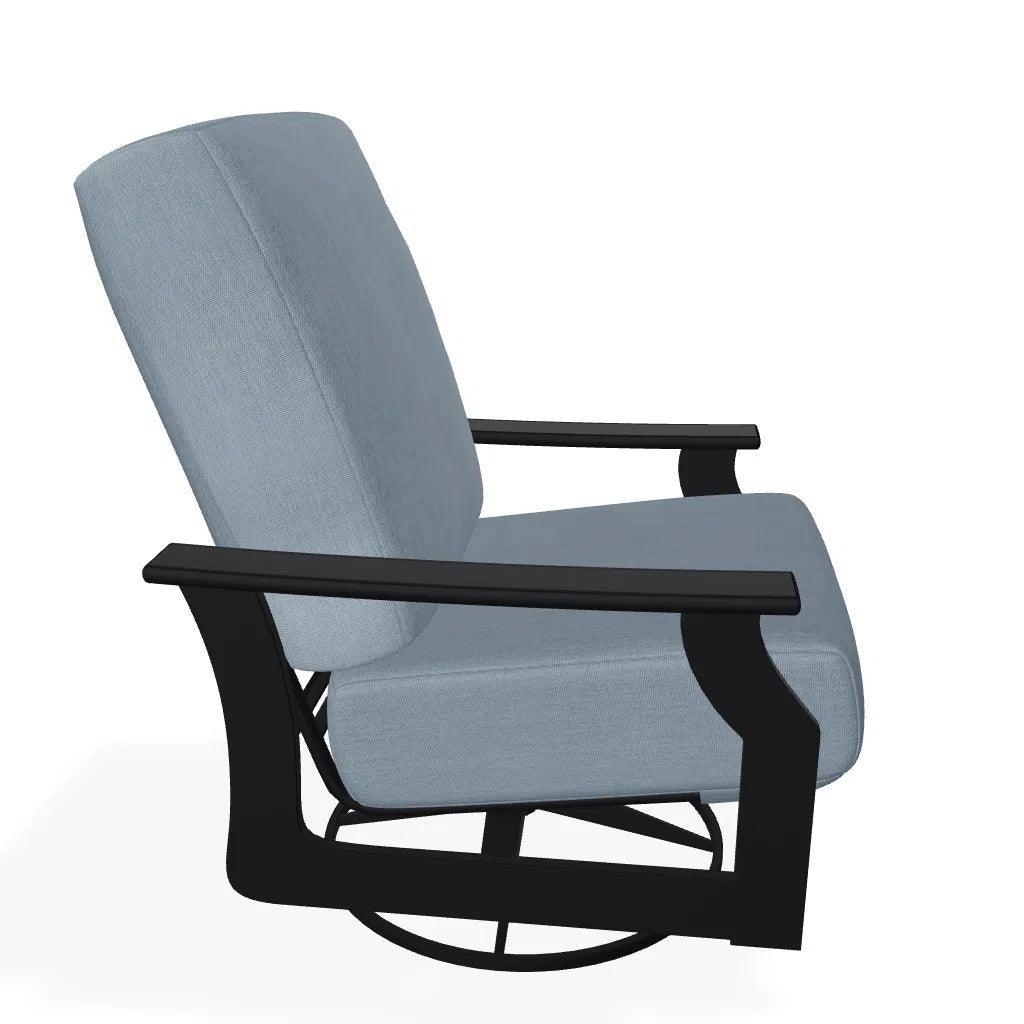 St. Catherine Marine Grade Deep Cushion Swivel Rocker - LOOMLAN - Telescope - Outdoor Accent Chairs