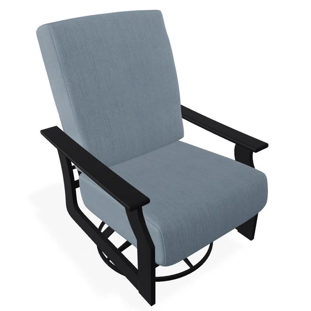St. Catherine Marine Grade Deep Cushion Swivel Rocker - LOOMLAN - Telescope - Outdoor Accent Chairs