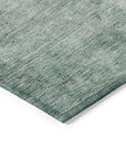 LOOMLAN Rugs Stanley Blue Washable Indoor-Outdoor Rug