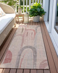 Starave Orange Washable Indoor - Outdoor Rug - LOOMLAN - LOOMLAN Rugs - Outdoor Rugs