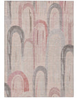 Starave Orange Washable Indoor - Outdoor Rug - LOOMLAN - LOOMLAN Rugs - Outdoor Rugs
