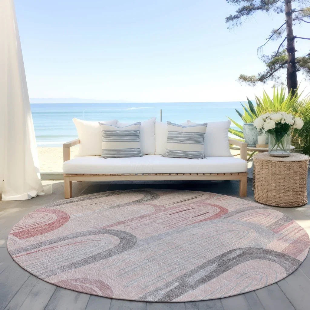 Starave Orange Washable Indoor - Outdoor Rug - LOOMLAN - LOOMLAN Rugs - Outdoor Rugs