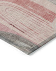 Starave Orange Washable Indoor - Outdoor Rug - LOOMLAN - LOOMLAN Rugs - Outdoor Rugs