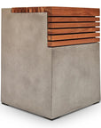 Urbia Stecca Cascata Reinforced Concrete Wooden Side Table