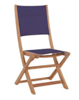 Stella 3PC Round Teak Outdoor Bistro Set Folding Table - LOOMLAN - HiTeak - Outdoor Bistro Sets