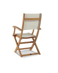 Stella Durable Teak Patio Round Bistro Set 3PC - LOOMLAN - HiTeak - Outdoor Bistro Sets