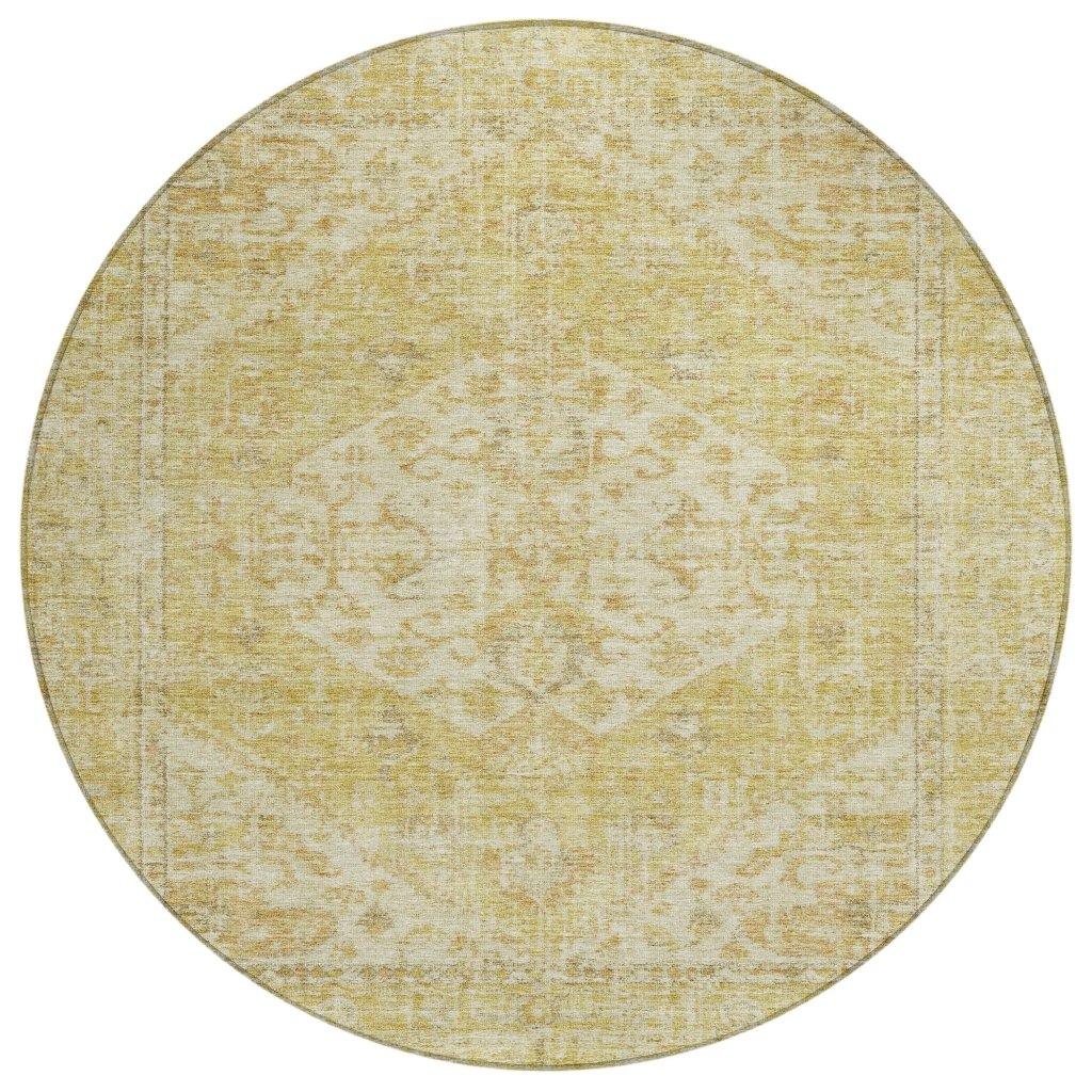 LOOMLAN Rugs Stockholm Gold Washable Indoor-Outdoor Rug