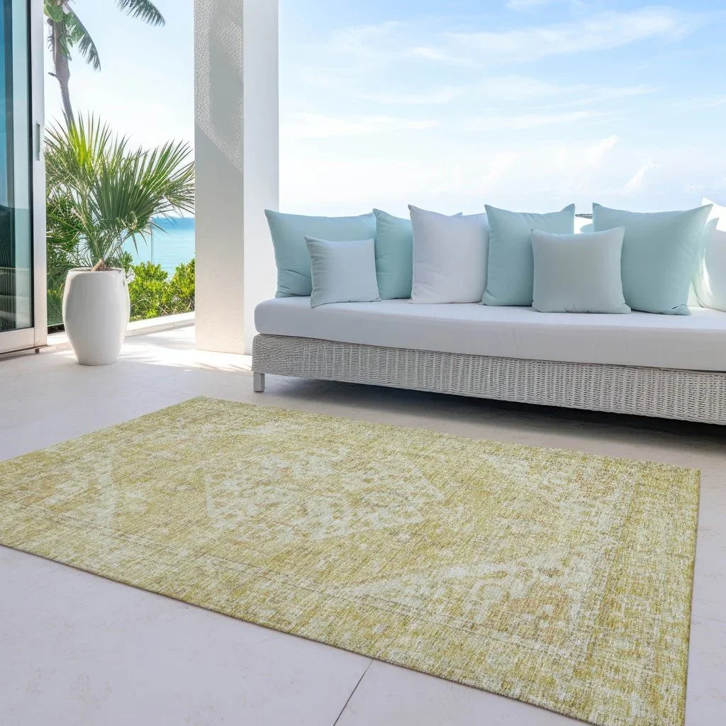 LOOMLAN Rugs Stockholm Gold Washable Indoor-Outdoor Rug