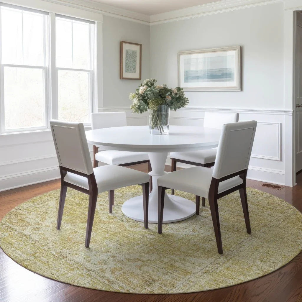 LOOMLAN Rugs Stockholm Gold Washable Indoor-Outdoor Rug