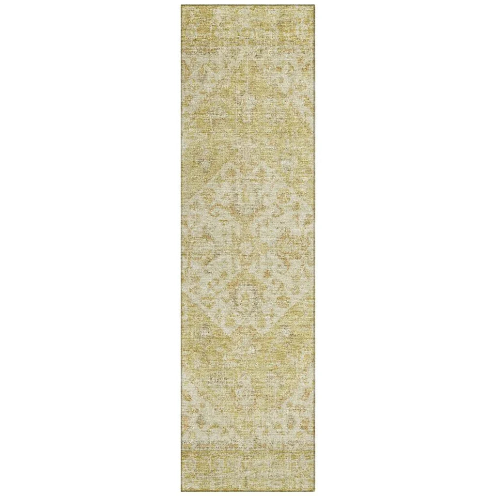LOOMLAN Rugs Stockholm Gold Washable Indoor-Outdoor Rug