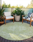 LOOMLAN Rugs Stockholm Green Washable Indoor-Outdoor Rug