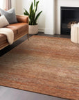 LOOMLAN Rugs Suma Orange Washable Indoor-Outdoor Rug