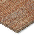 LOOMLAN Rugs Suma Orange Washable Indoor-Outdoor Rug