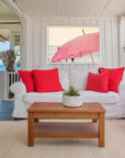 Summer Beach Umbrella d Canvas Wall Art For Living Room - LOOMLAN - LOOMLAN - Canvas Art