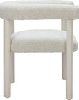 Sunbath Aluminum White Dining Arm Chair 2PC - LOOMLAN - Zuo Modern - Outdoor Dining Chairs