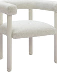 Sunbath Aluminum White Dining Arm Chair 2PC - LOOMLAN - Zuo Modern - Outdoor Dining Chairs
