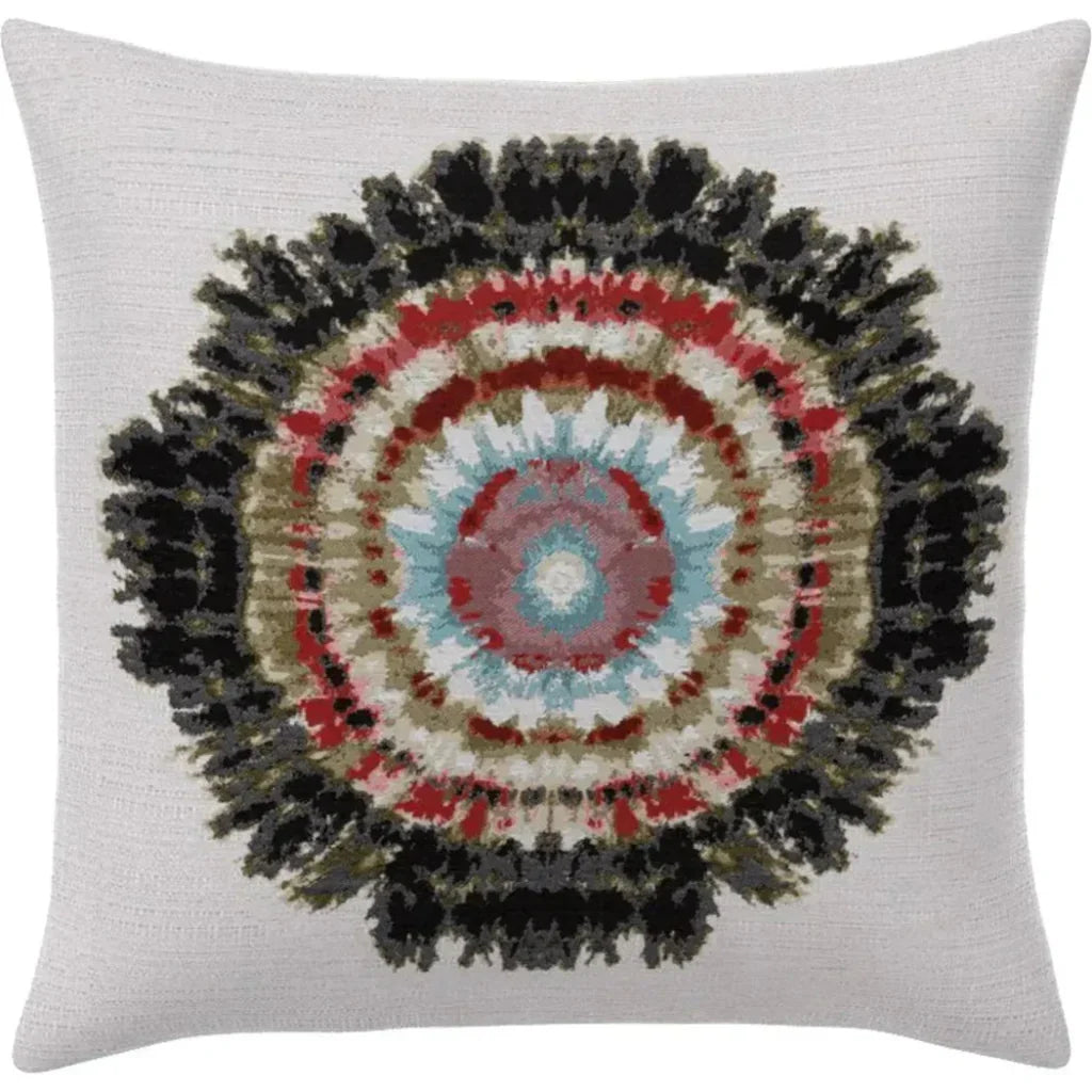 Sunburst Bonfire Handmade Outdoor Pillow - LOOMLAN - Earnest Collection - Outdoor Pillows
