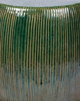 Seasonal Living Sunburst Ceramic Glazed Patio Stool