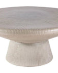Sunburst Ceramic Patio Coffee Table - LOOMLAN - Seasonal Living - Outdoor Coffee Tables