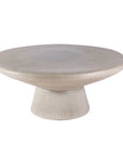 Sunburst Ceramic Patio Coffee Table - LOOMLAN - Seasonal Living - Outdoor Coffee Tables
