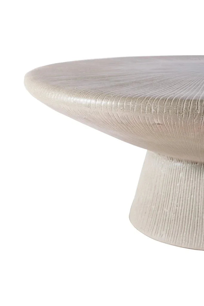 Sunburst Ceramic Patio Coffee Table - LOOMLAN - Seasonal Living - Outdoor Coffee Tables