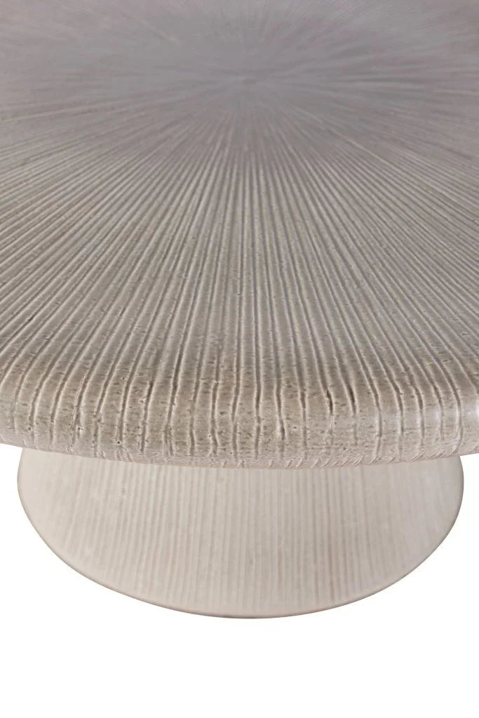 Sunburst Ceramic Patio Coffee Table - LOOMLAN - Seasonal Living - Outdoor Coffee Tables
