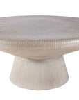 Sunburst Ceramic Patio Coffee Table - LOOMLAN - Seasonal Living - Outdoor Coffee Tables