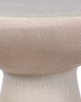 Sunburst Ceramic Round Patio Accent Table - LOOMLAN - Seasonal Living - Outdoor Side Tables