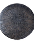 Sunburst Ceramic Round Patio Accent Table - LOOMLAN - Seasonal Living - Outdoor Side Tables