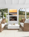 LOOMLAN Sunset Sail Coastal Wall Art Indoor Outdoor Canvas