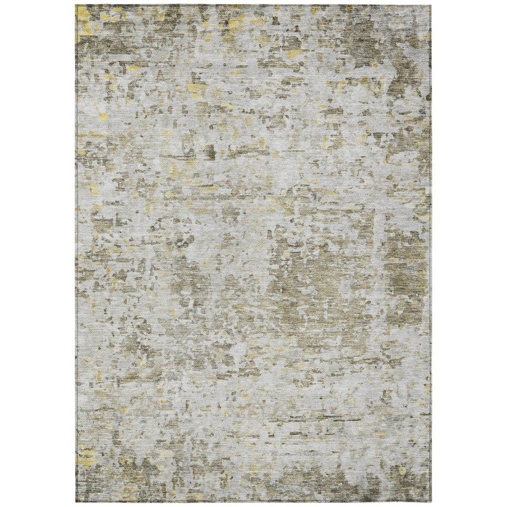 LOOMLAN Rugs Suri Brown Washable Indoor-Outdoor Rug