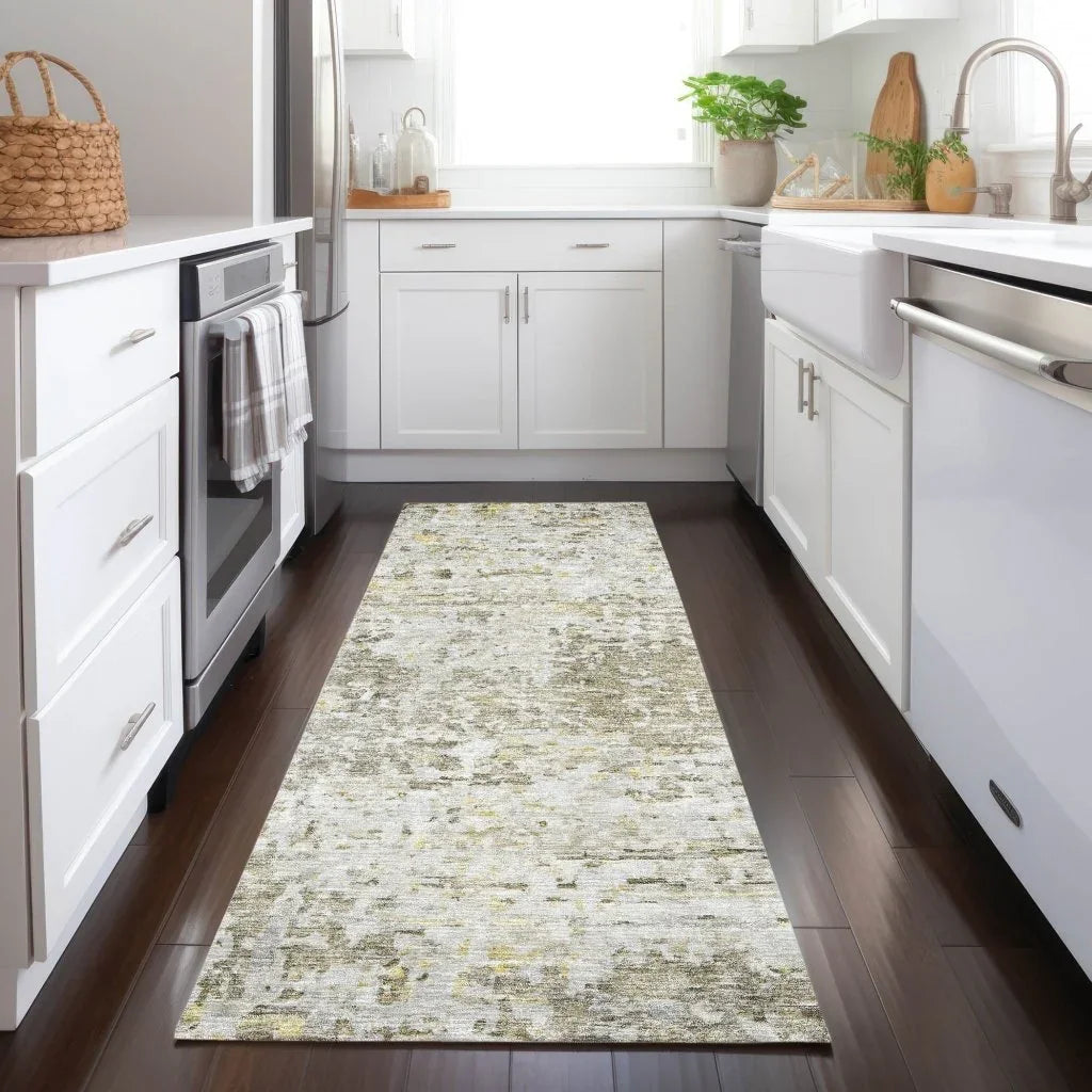 LOOMLAN Rugs Suri Brown Washable Indoor-Outdoor Rug
