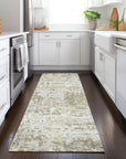 LOOMLAN Rugs Suri Brown Washable Indoor-Outdoor Rug