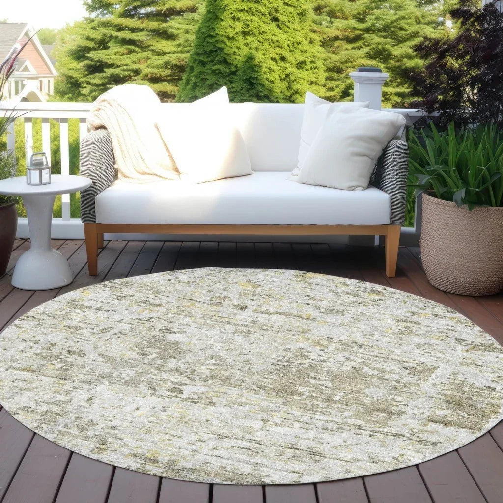 LOOMLAN Rugs Suri Brown Washable Indoor-Outdoor Rug