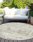 LOOMLAN Rugs Suri Brown Washable Indoor-Outdoor Rug