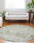 LOOMLAN Rugs Suri Brown Washable Indoor-Outdoor Rug